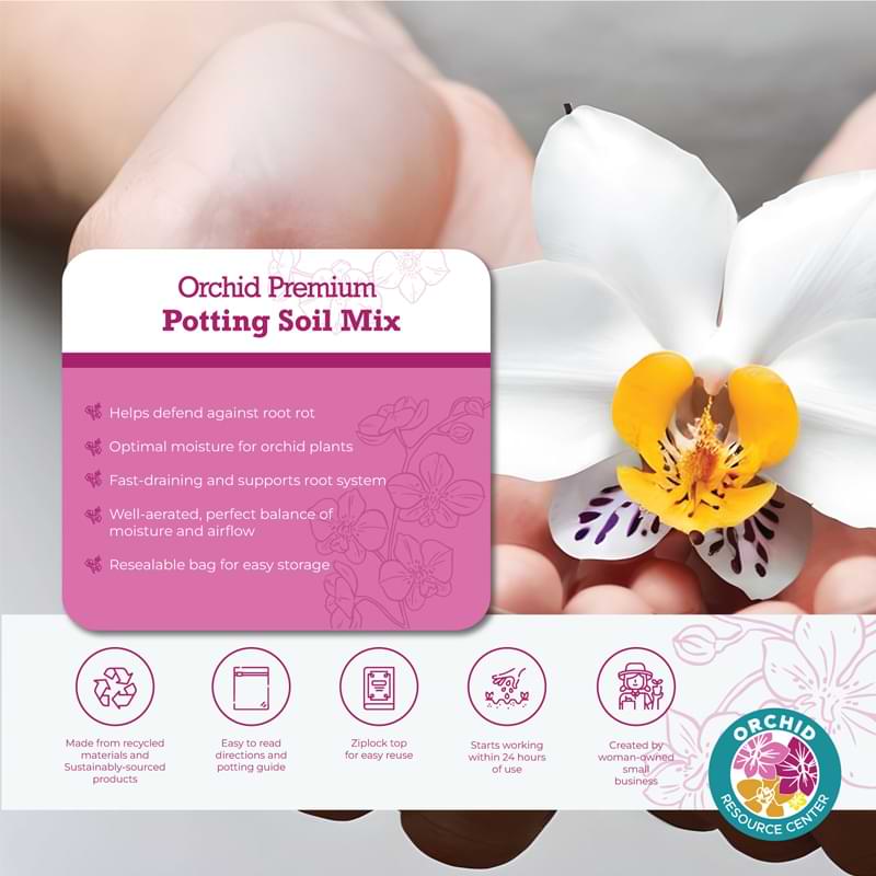 Premium Orchid Soil 6 Orchid Soil Grahpic Image